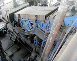 南钢360平米烧结机烧结矿一筛二筛三筛