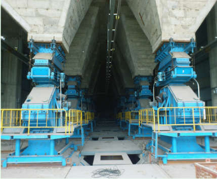 燕钢3号4号2560立方米高炉烧结矿、焦炭、球团、块矿筛